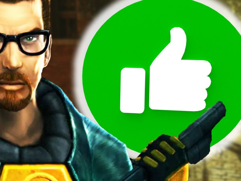 Eine Bildmontage zum Ego-Shooter Half-Life.