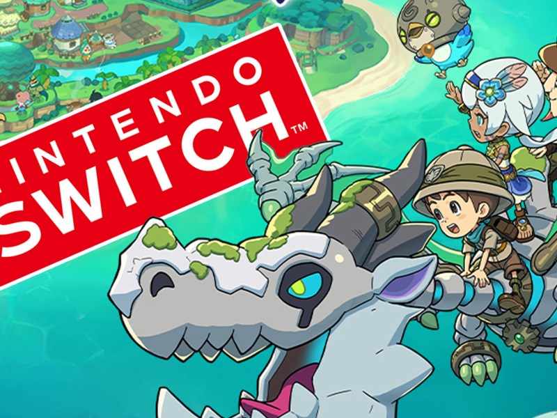 Artwork zu Fantasy Life i: Die Zeitdiebin mit dem Nintendo Switch-Logo